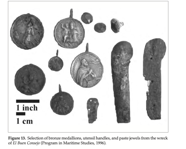 Items found at El Buen Consejo - Spanish Galleon