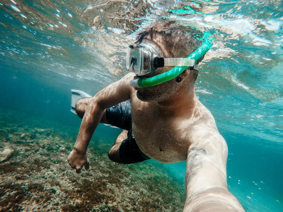 Diver giving OK sign